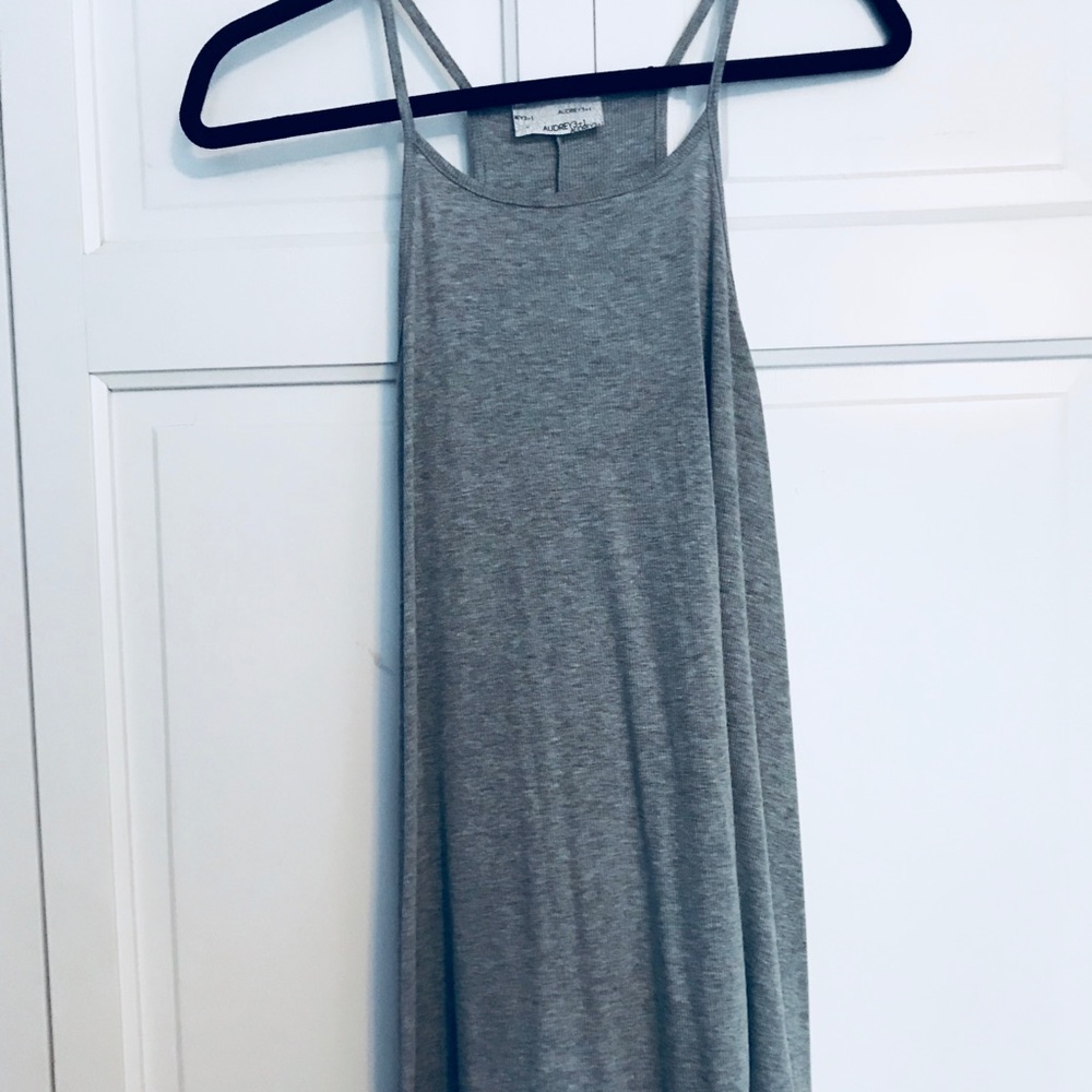 Gray loose fitting dress